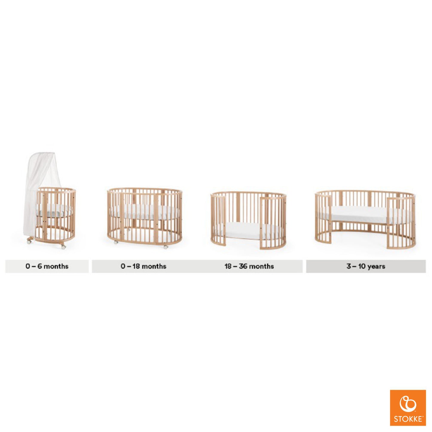 STOKKE - SLEEPI letto con materasso incluso