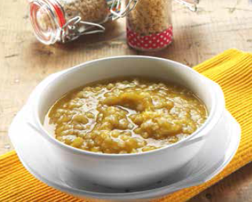 Le ricette: stelline di farro con crema di zucca