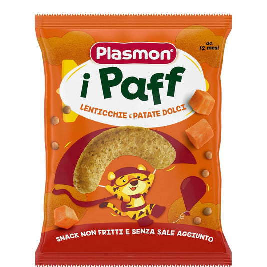 Plasmon - Paff Lenticchie Patate Dolci: Confezione 15 gr
