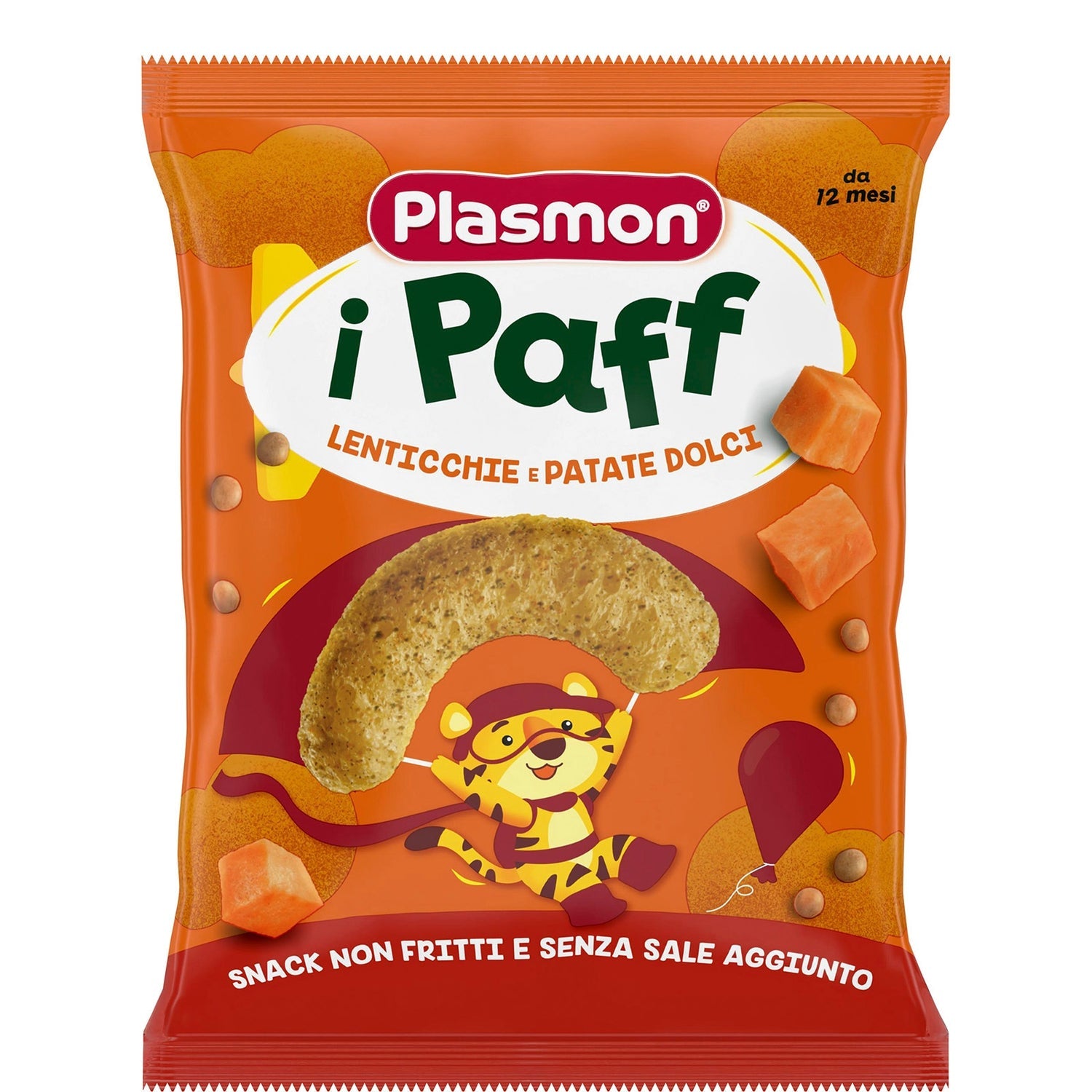 Plasmon - Paff Lenticchie Patate Dolci: Confezione 15 gr