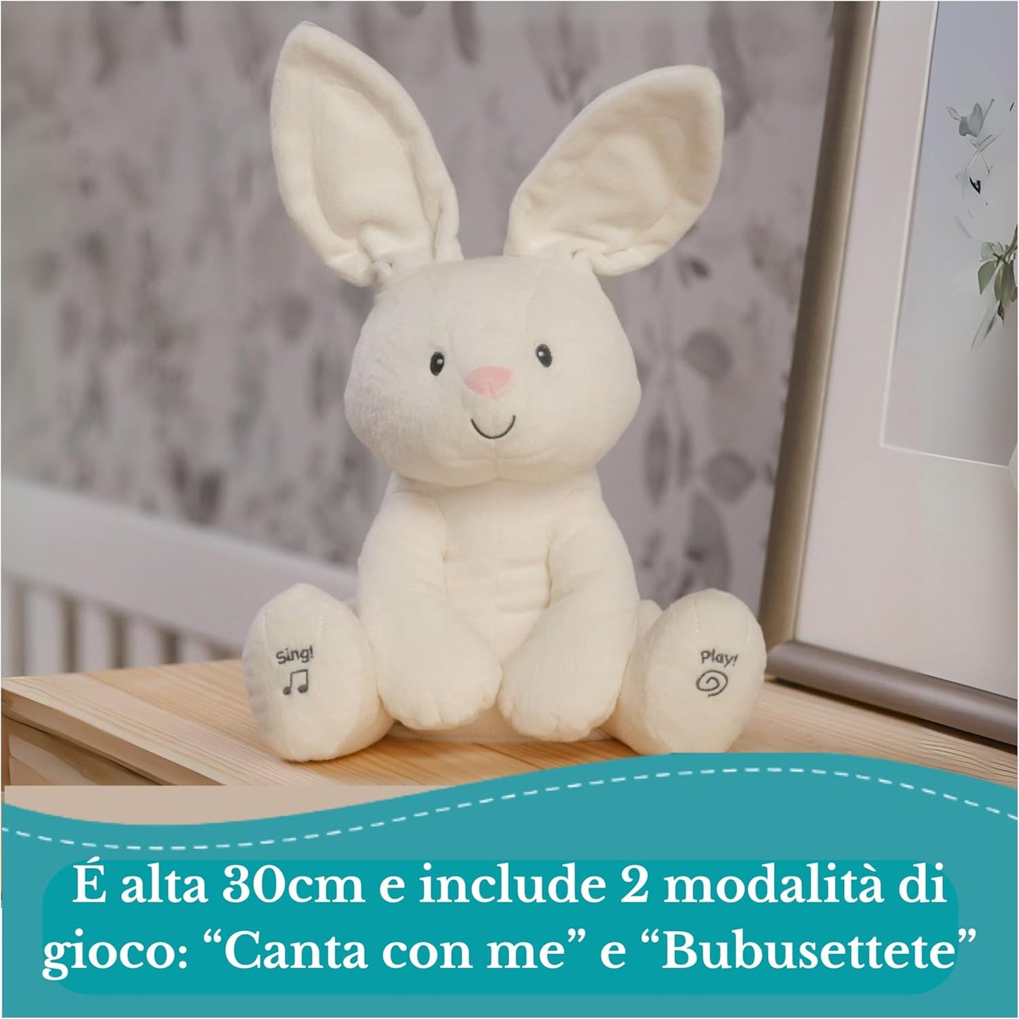Spin Master Gund - Flora Interactive Talking Bunny