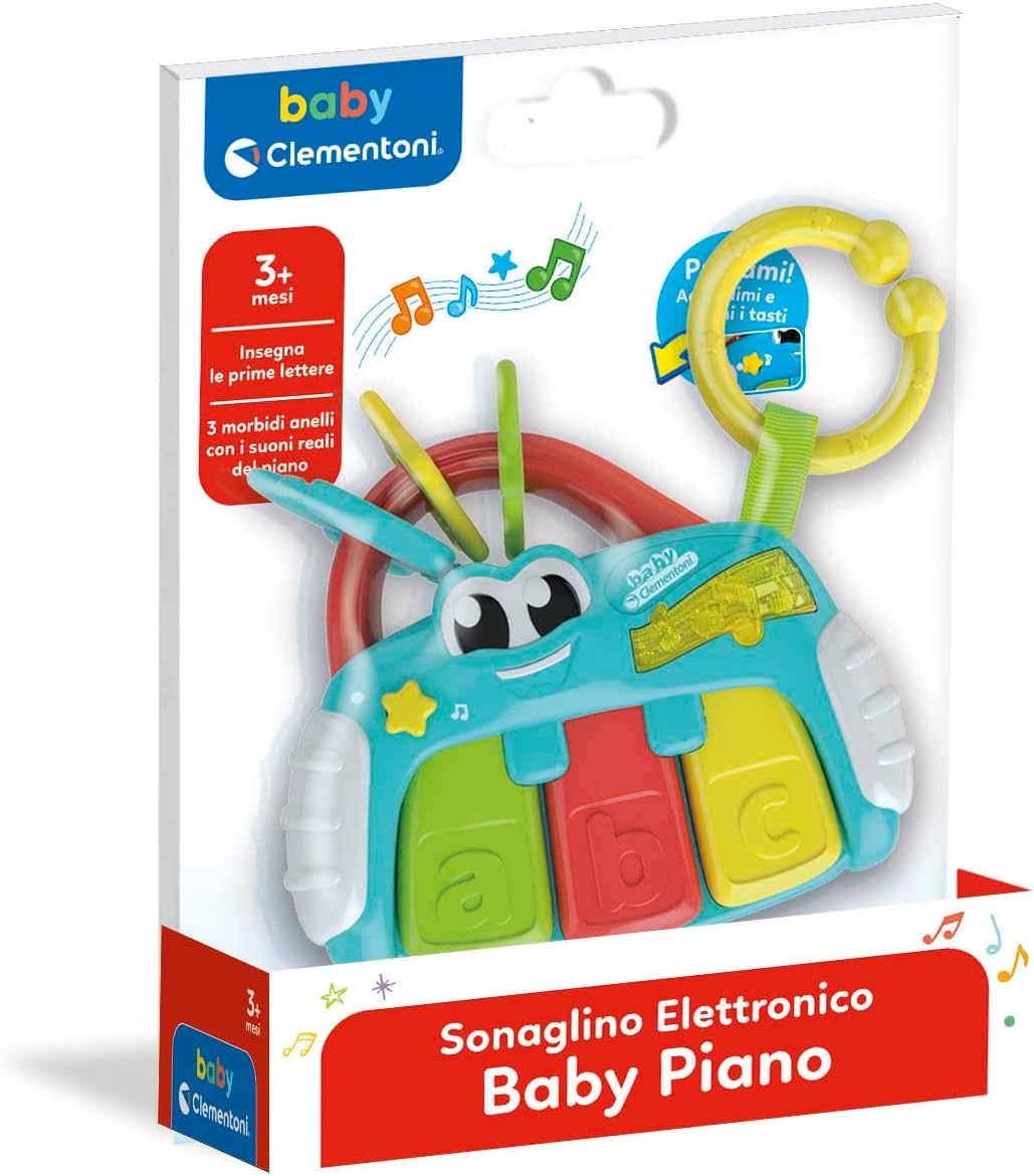 Clementoni - Baby Pianola Electronic Rattle