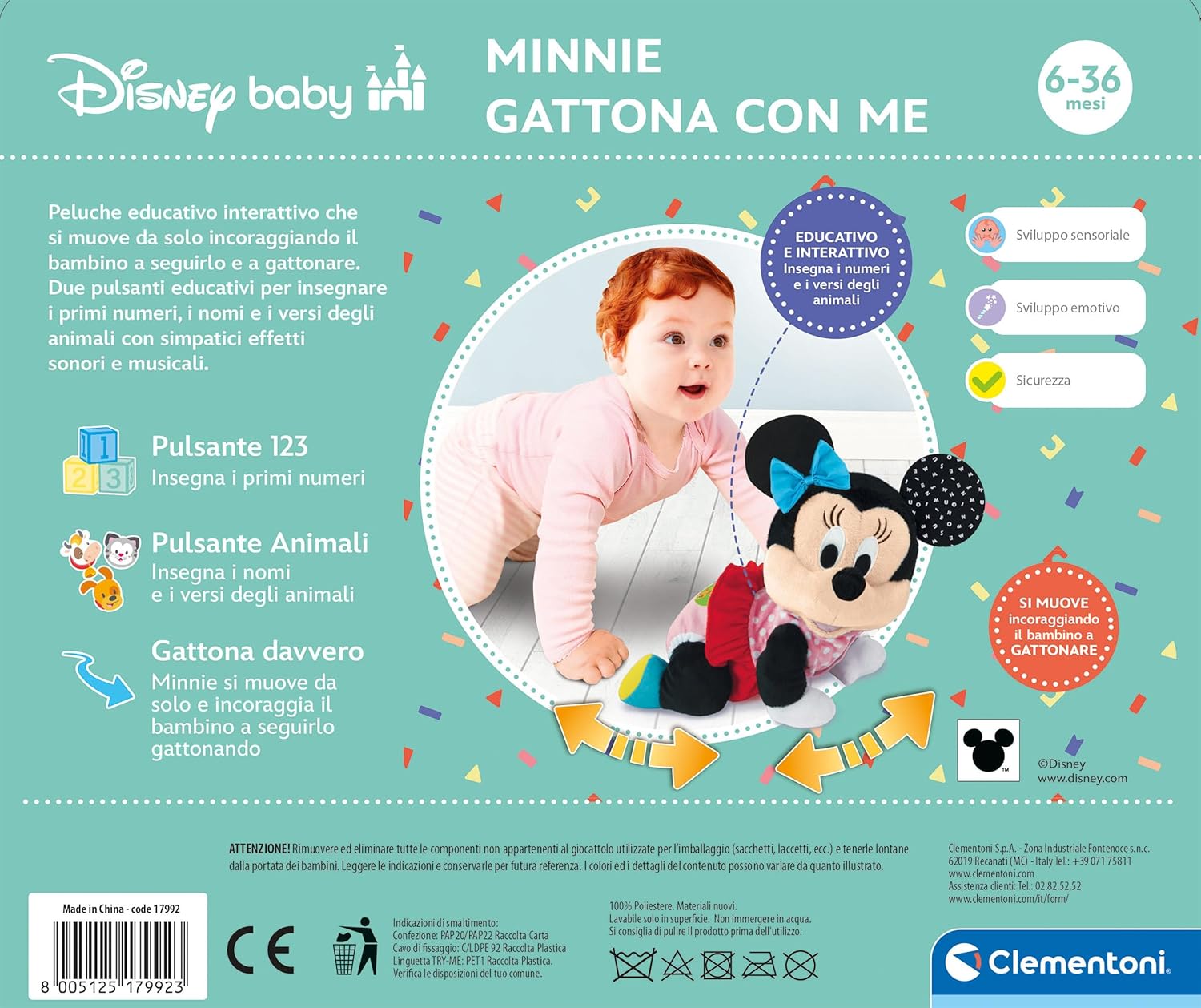Clementoni - Minnie Gattona Con Me 17992