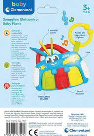 Clementoni - Baby Pianola Electronic Rattle