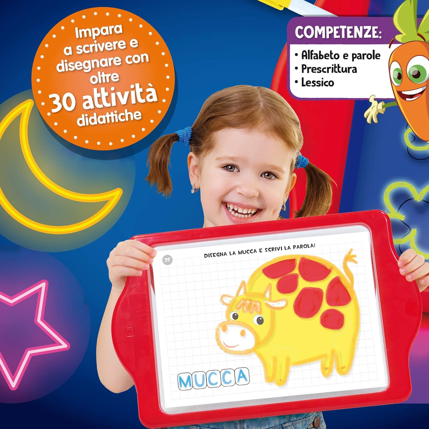 Lisciani - Carotina Lavagna Led