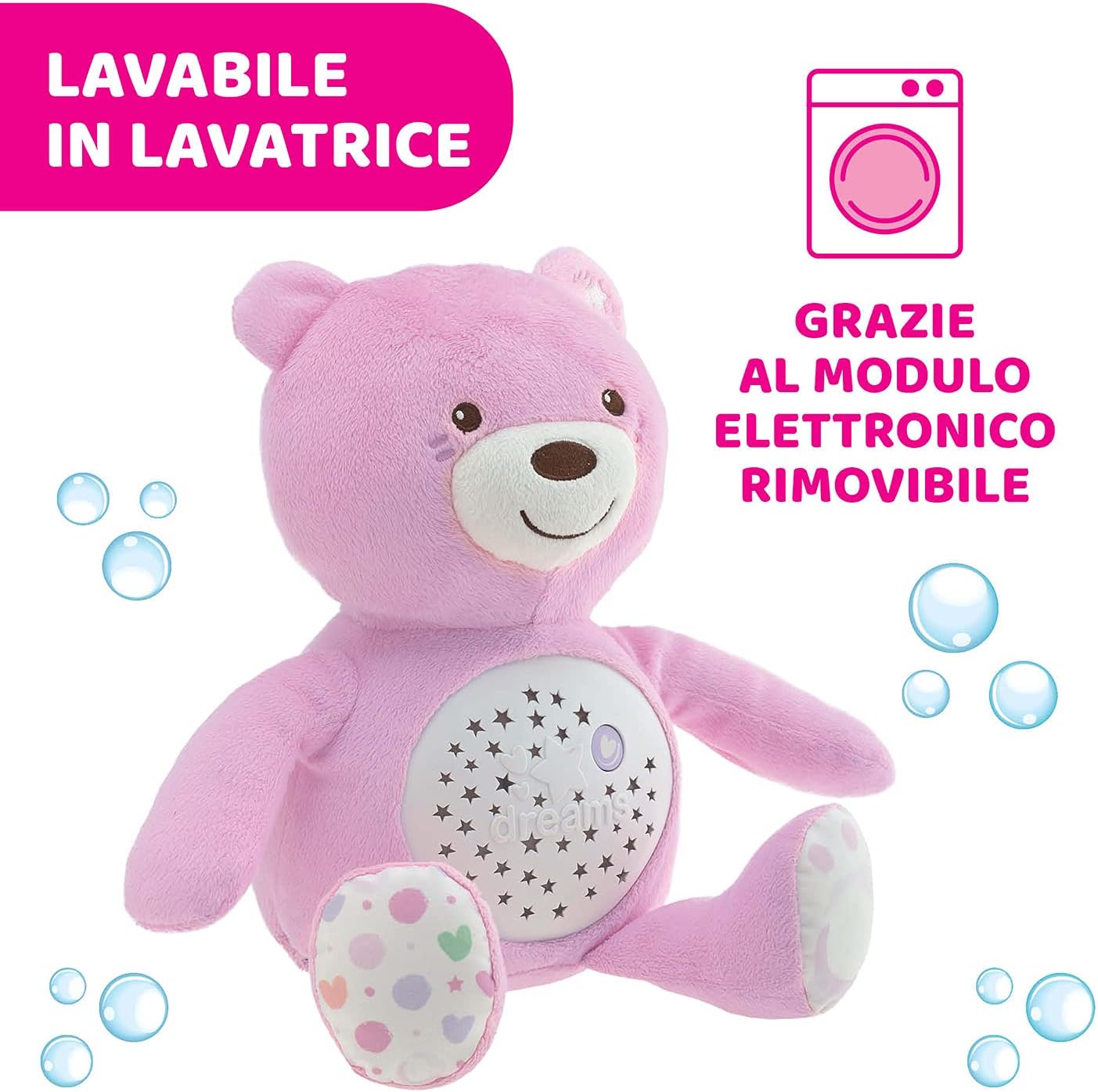 Chicco - Pupazzo proiettore Baby Bear First Dreams