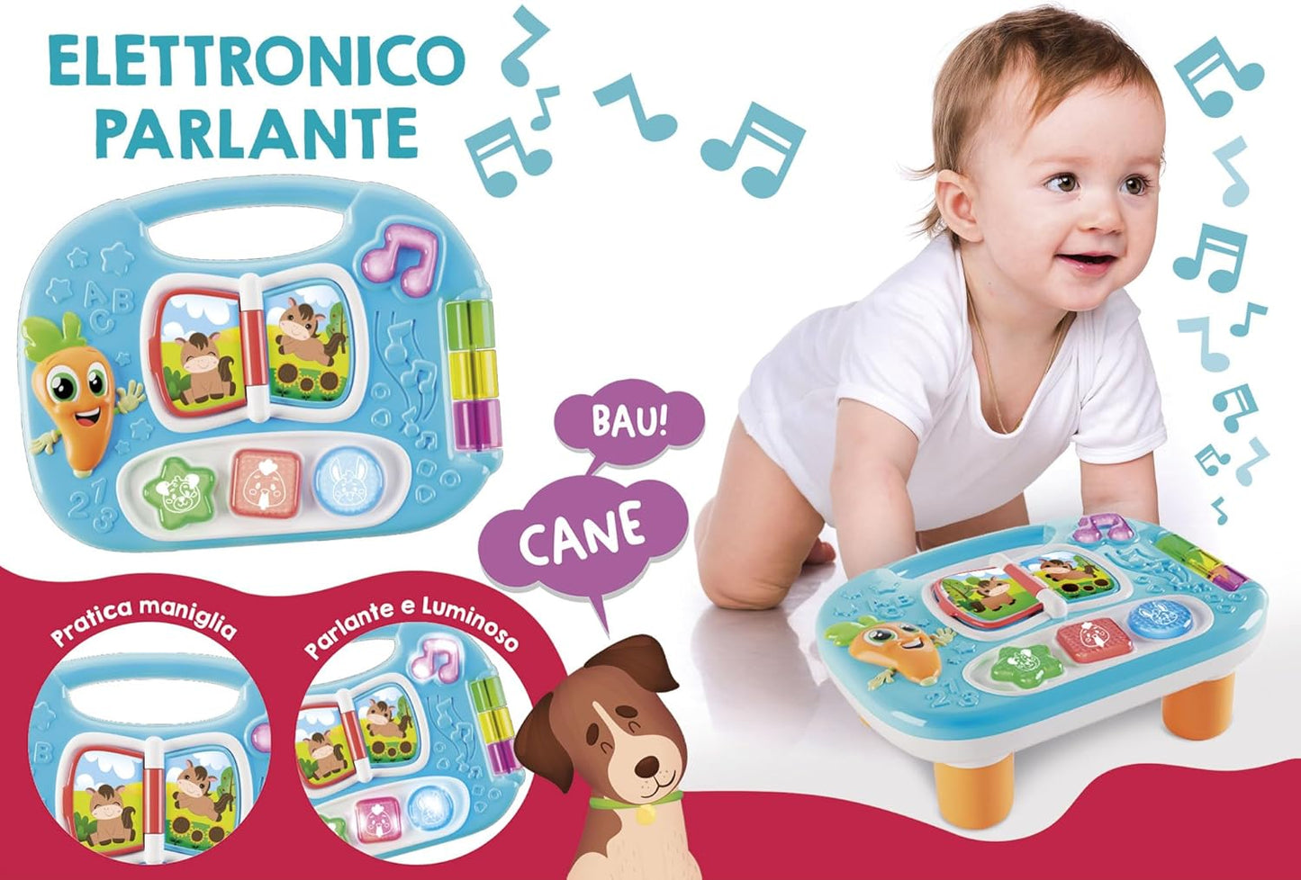 Lisciani - Carotina Mini Tavolino Educativo Fattoria