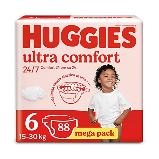 Huggies - Pannolini Ultra Comfort Megapack Taglia 6 88pz