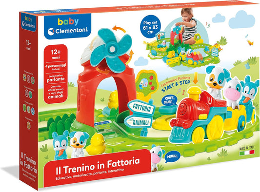 Clementoni - Playset the little train on the farm interactive 17756