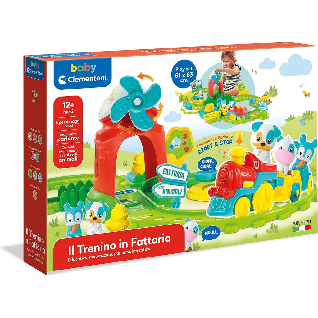 Clementoni - Playset il Trenino in Fattoria interattivo 17756
