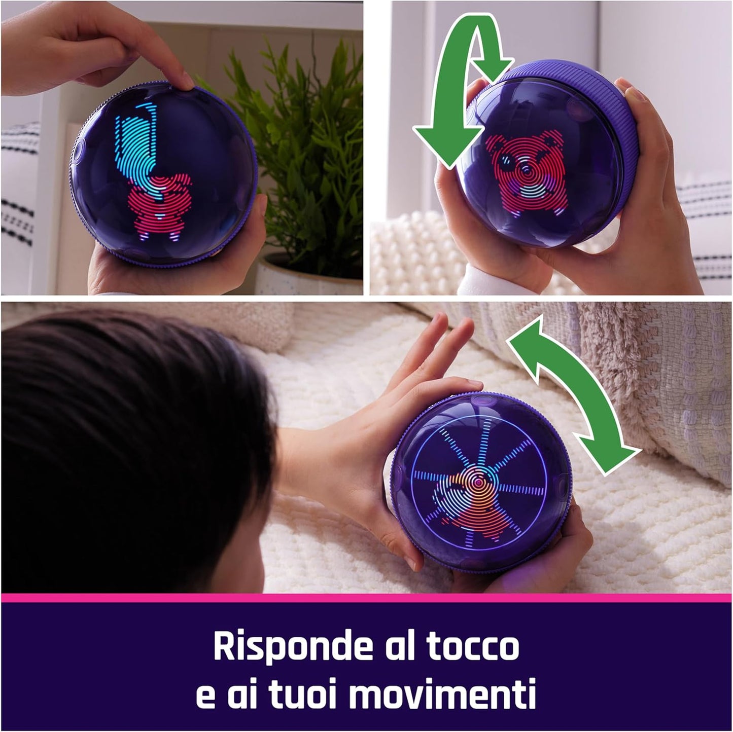 Spin Master - Bitzee Il Cucciolo Interattivo E Digitale Versione Criceto