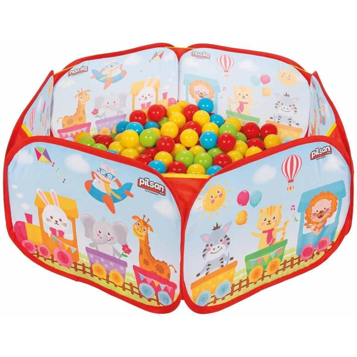 Biemme - Folding box with 120 colored balls