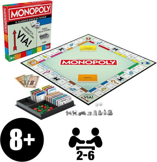 Hasbro - Monopoly Classico Refresh G0009103