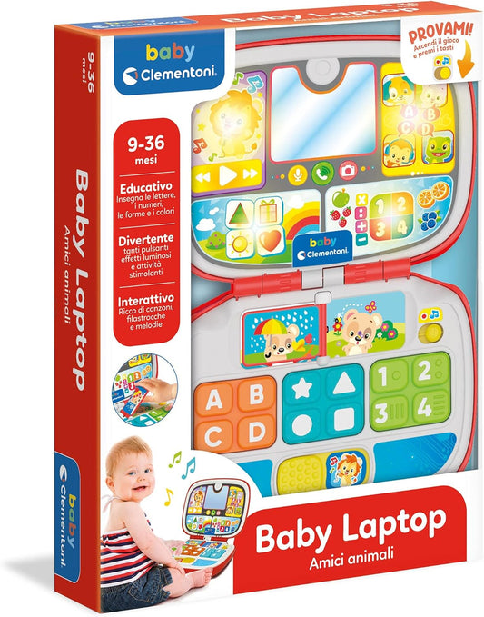Clementoni -  Baby Laptop Amici Animali 17677