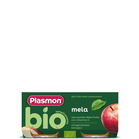 Plasmon - BIO Omogeneizzato Mela: Confezione 2x80 gr