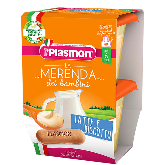 Plasmon - Biscuit Milk Snacks 2x120gr