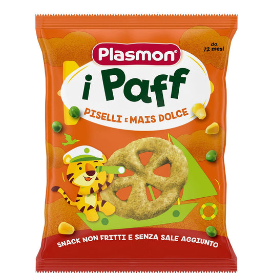 Plasmon - Paff Piselli Mais Dolce: Confezione 15 gr