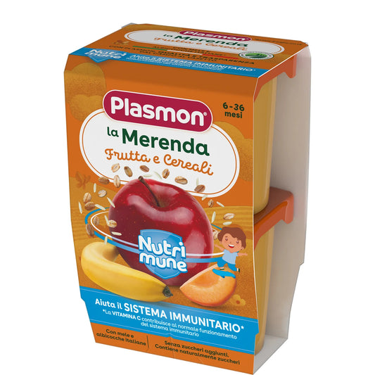 Plasmon - Fruit Snacks - Cereals 2x120gr
