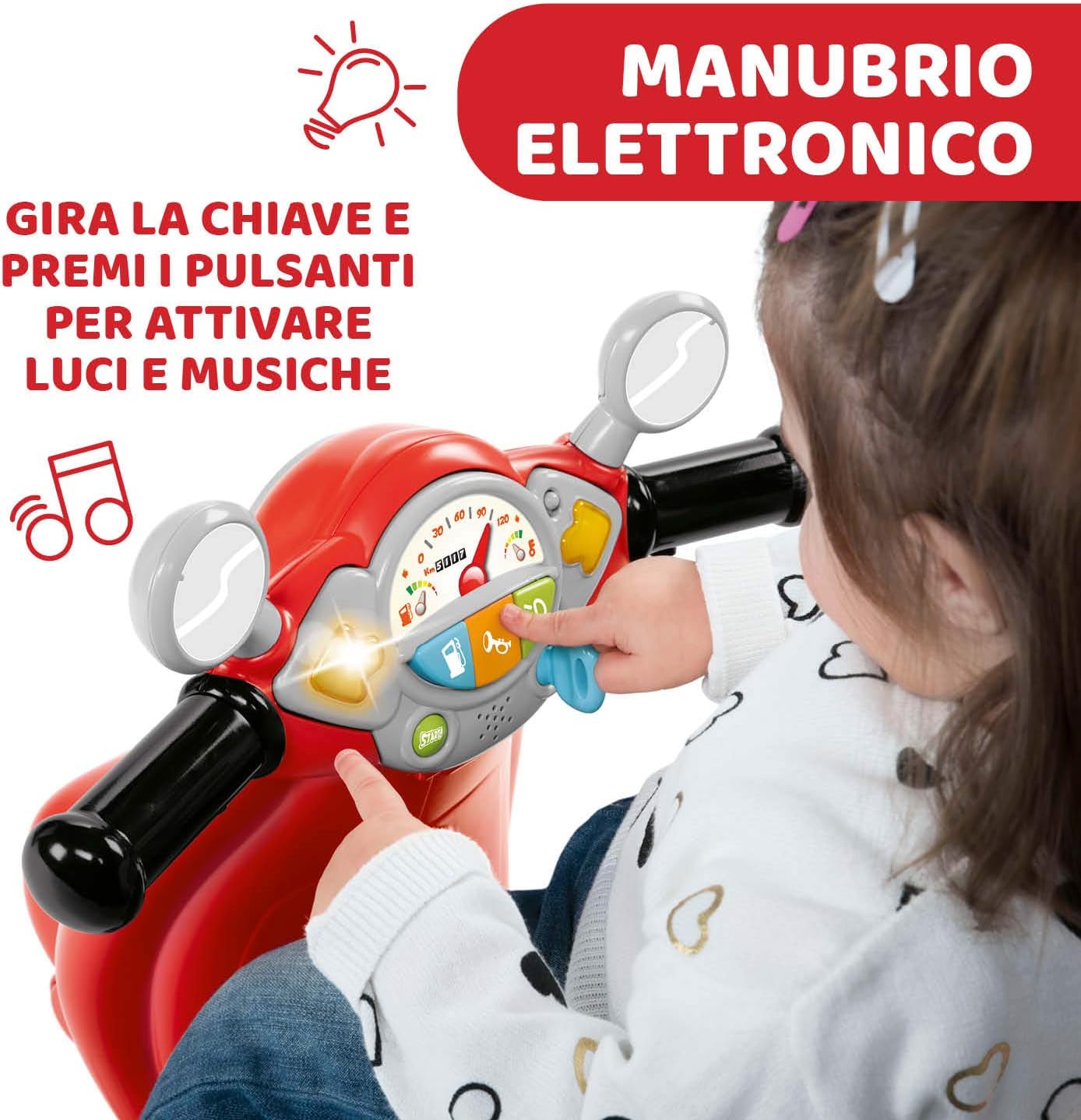 Chicco - Vespa Primavera Cavalcabile Evolutivo