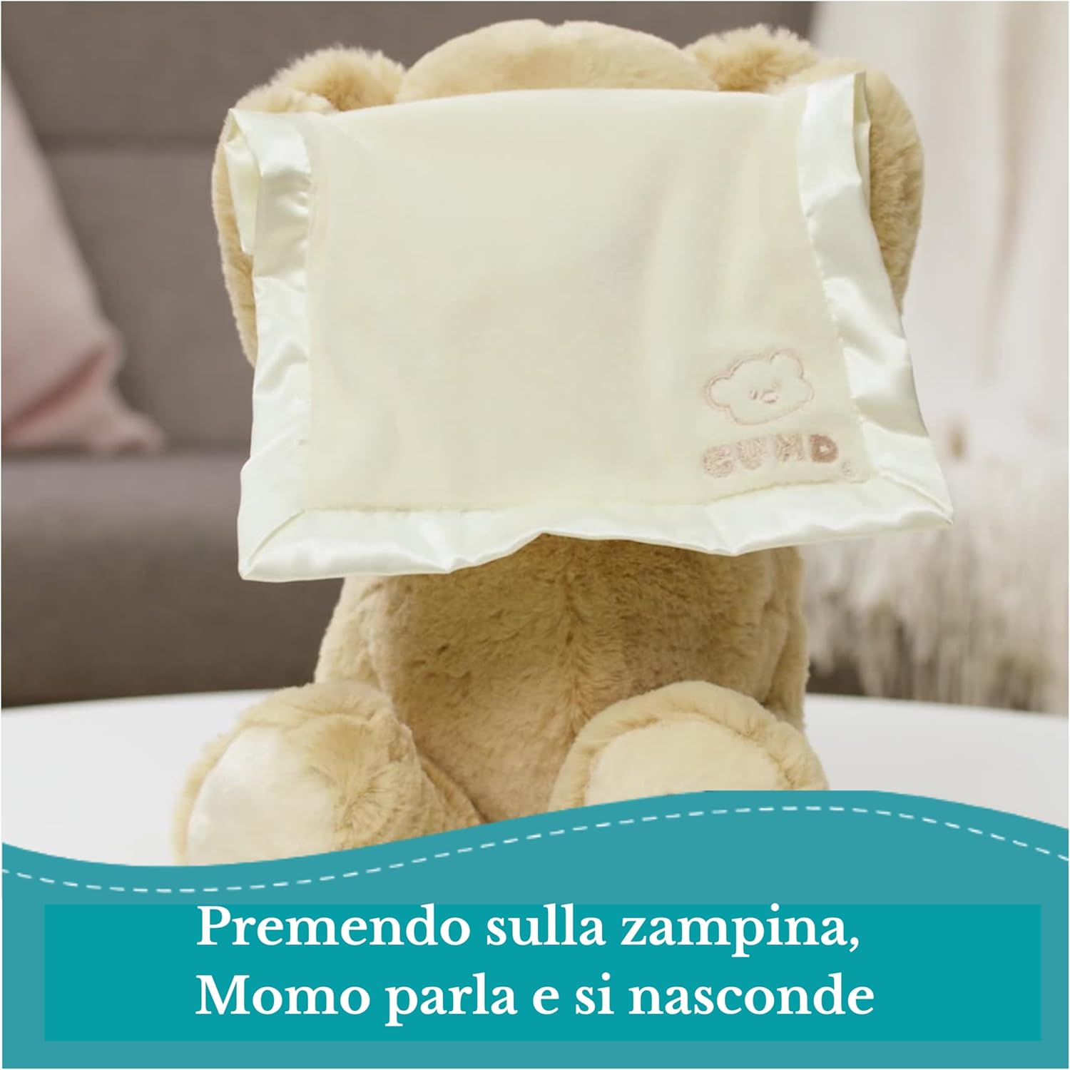 Spin Master - GUND Momo Orsetto interattivo parlante