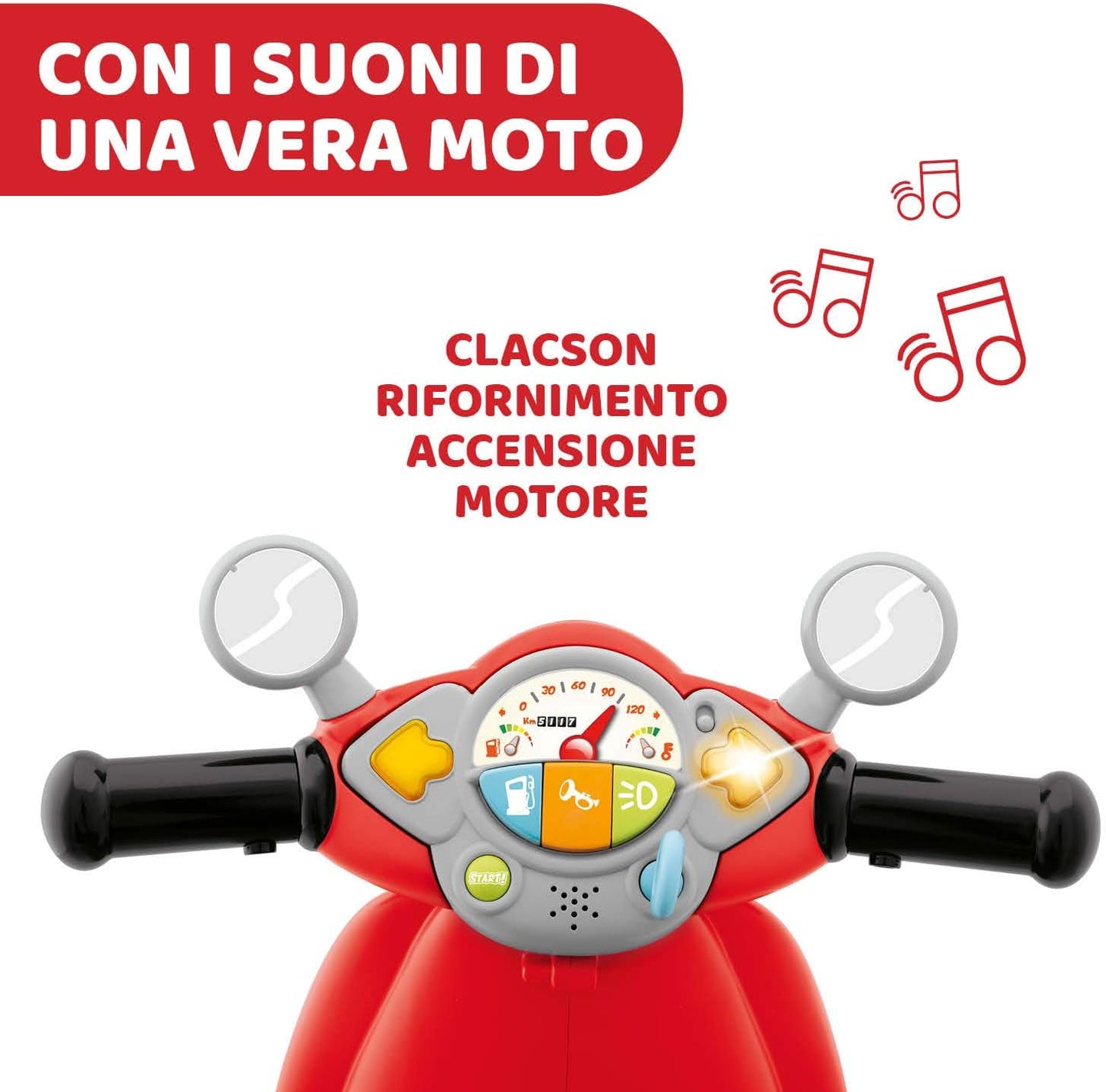 Chicco - Vespa Primavera Cavalcabile Evolutivo