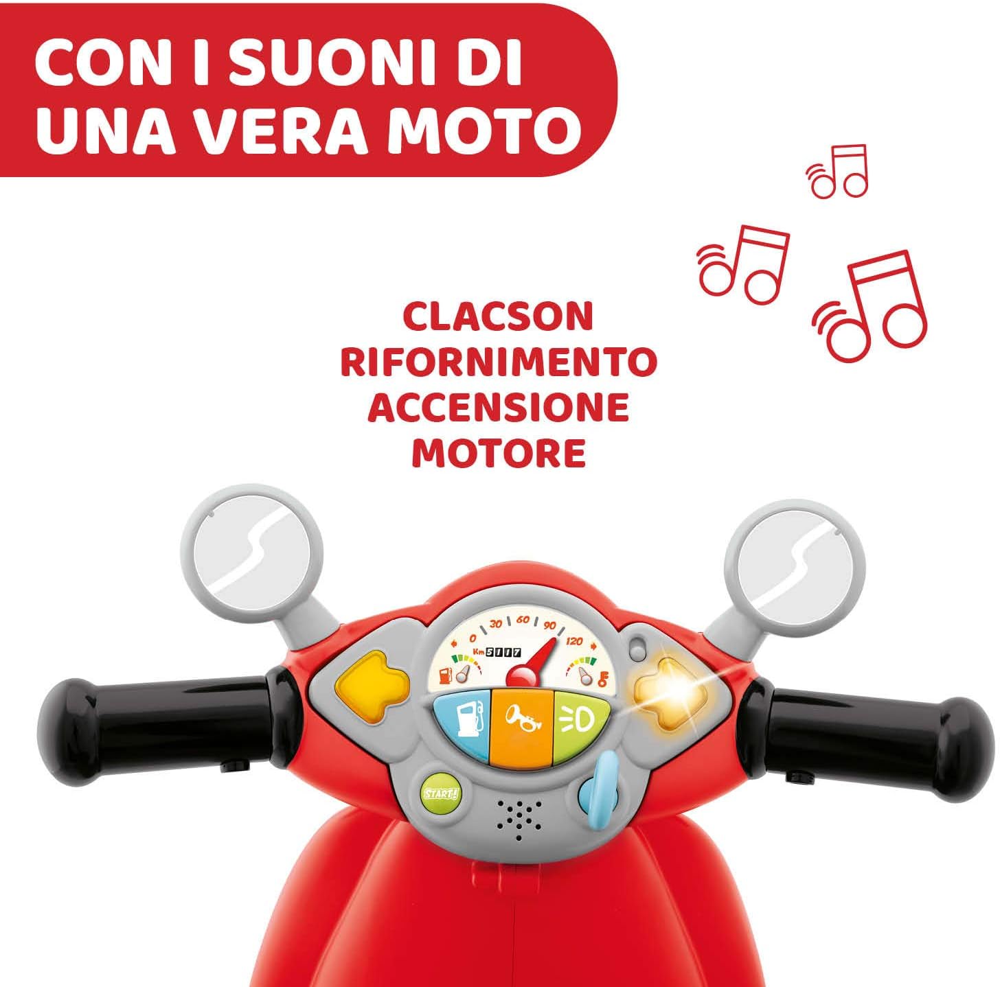 Chicco - Vespa Primavera Cavalcabile Evolutivo