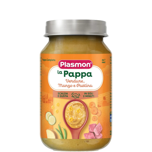 Plasmon - Omogeneizzato Verdure Manzo: Confezione 200 gr