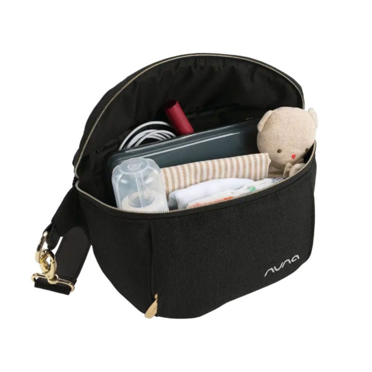 Nuna - Borsa a tracolla Sling Bag con agganci per Passeggino