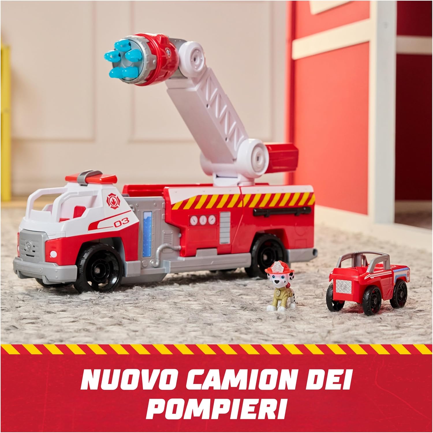 Spin Master - Paw Patrol Fire Rescue Camion Dei Pompieri