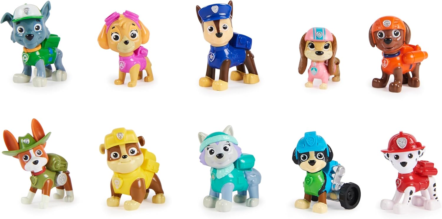Spin Master - Paw Patrol : Confezione Regalo 10 Personaggi