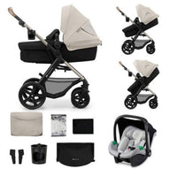 Kinderkraft - Trio Moov2 Con Seggiolino Auto Mink Pro I size 40-75 Cm