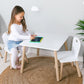Freeon - Set tavolo in legno con 2 sedie