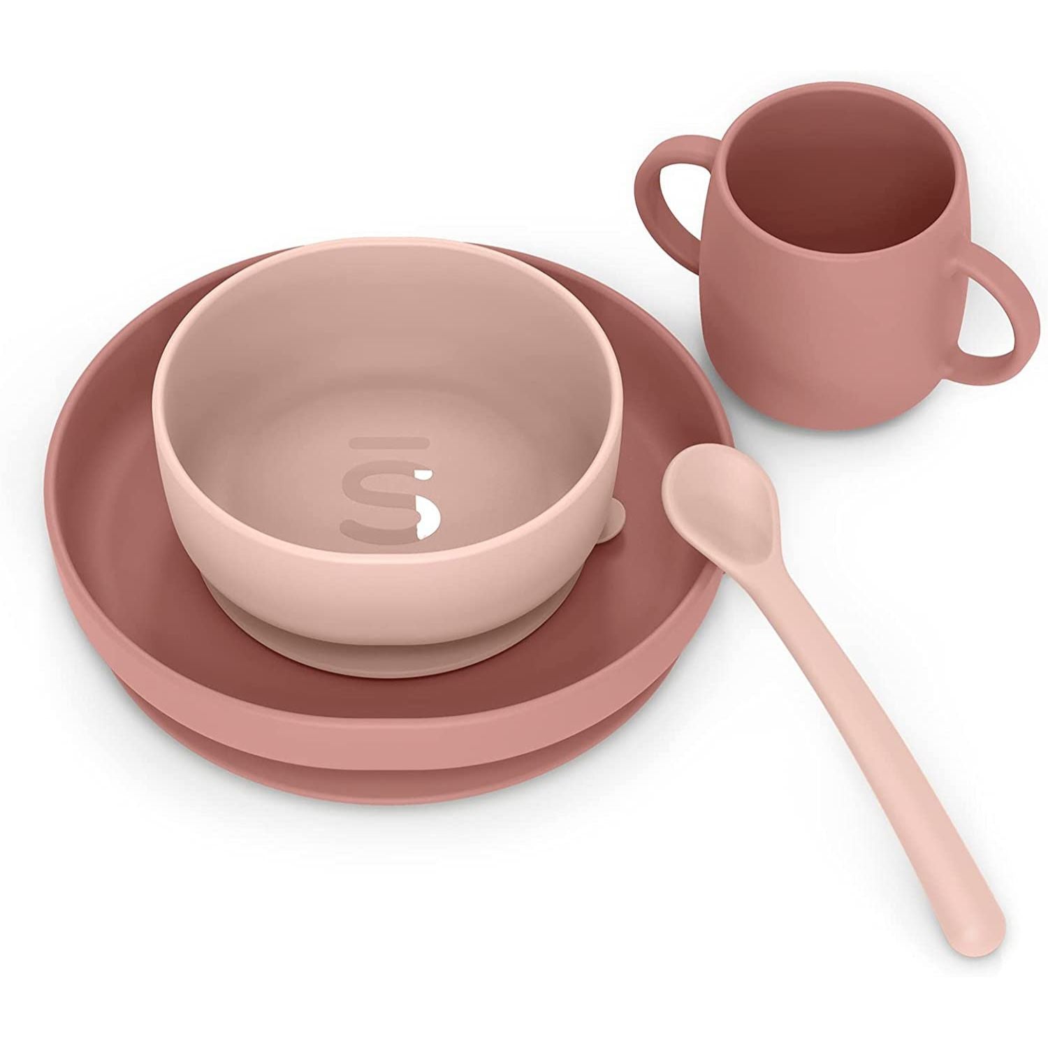 Tazza per bambini personalizzata con fiori, farfalla e nome Tazza per bambini personalizzata con fiori, farfalla e nome
