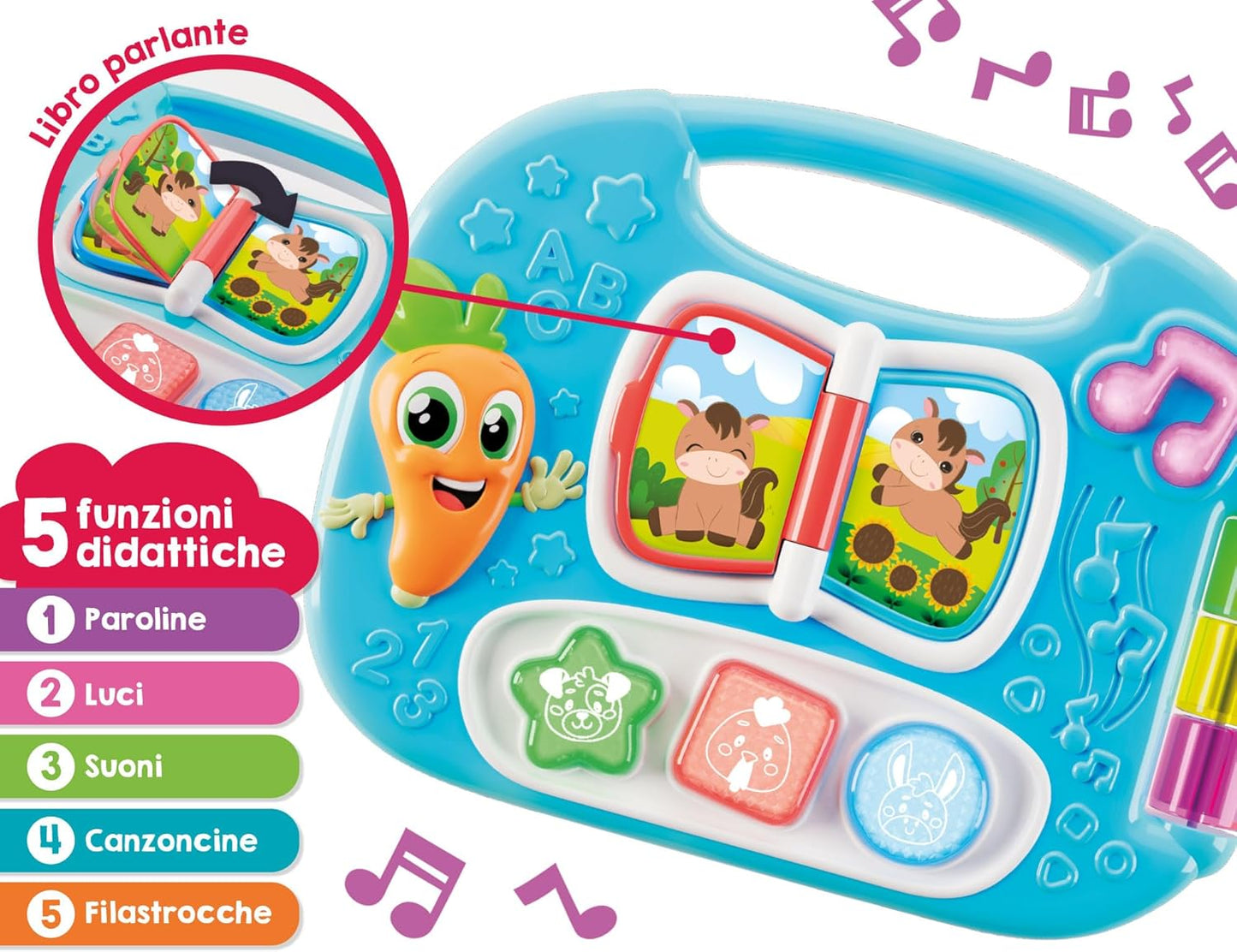 Lisciani - Carotina Mini Tavolino Educativo Fattoria