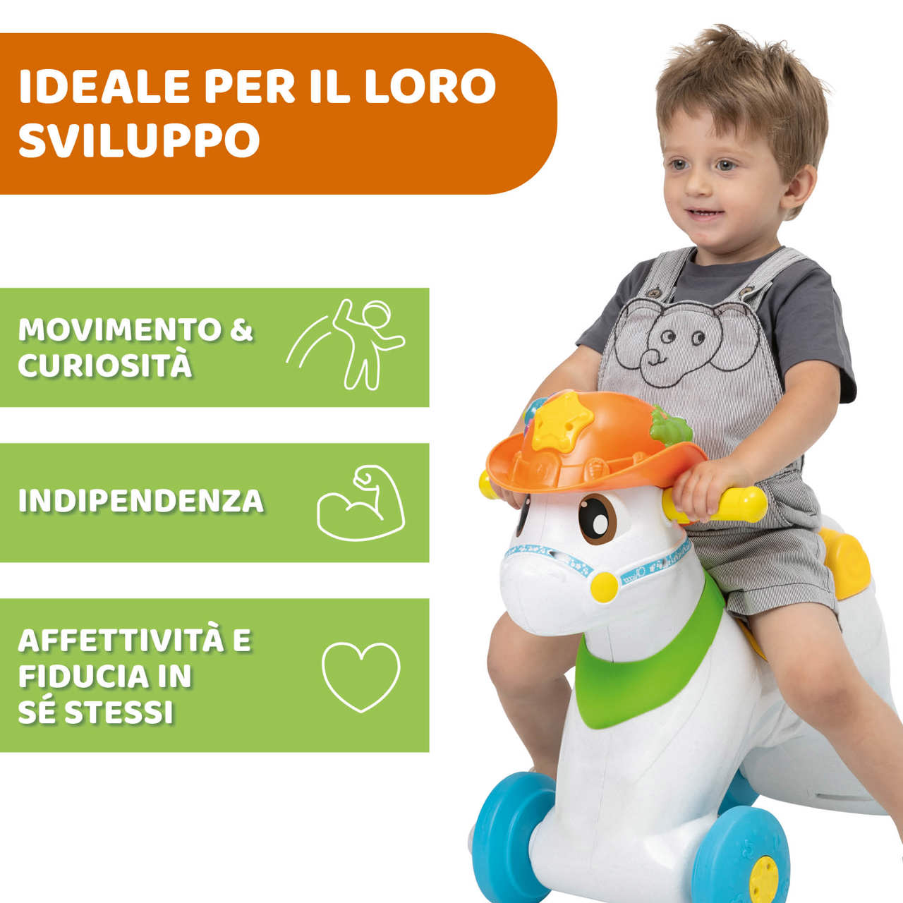 Chicco - Cavallo a Dondolo Baby Rodeo