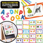 Lisciani - Montessori Wooden Lavagnona Grows With You