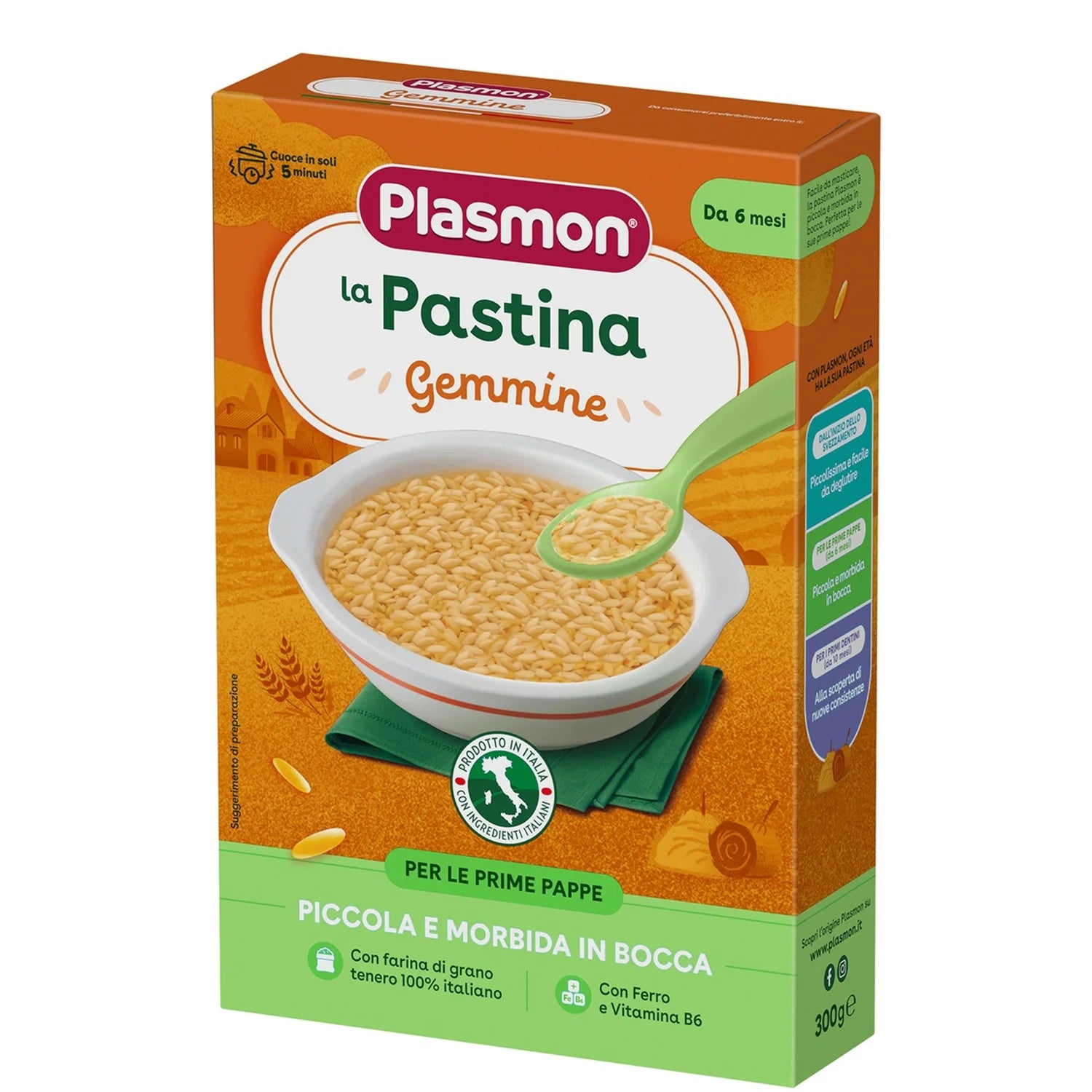 Plasmon - Pastina Gemmine: Confezione 300 gr