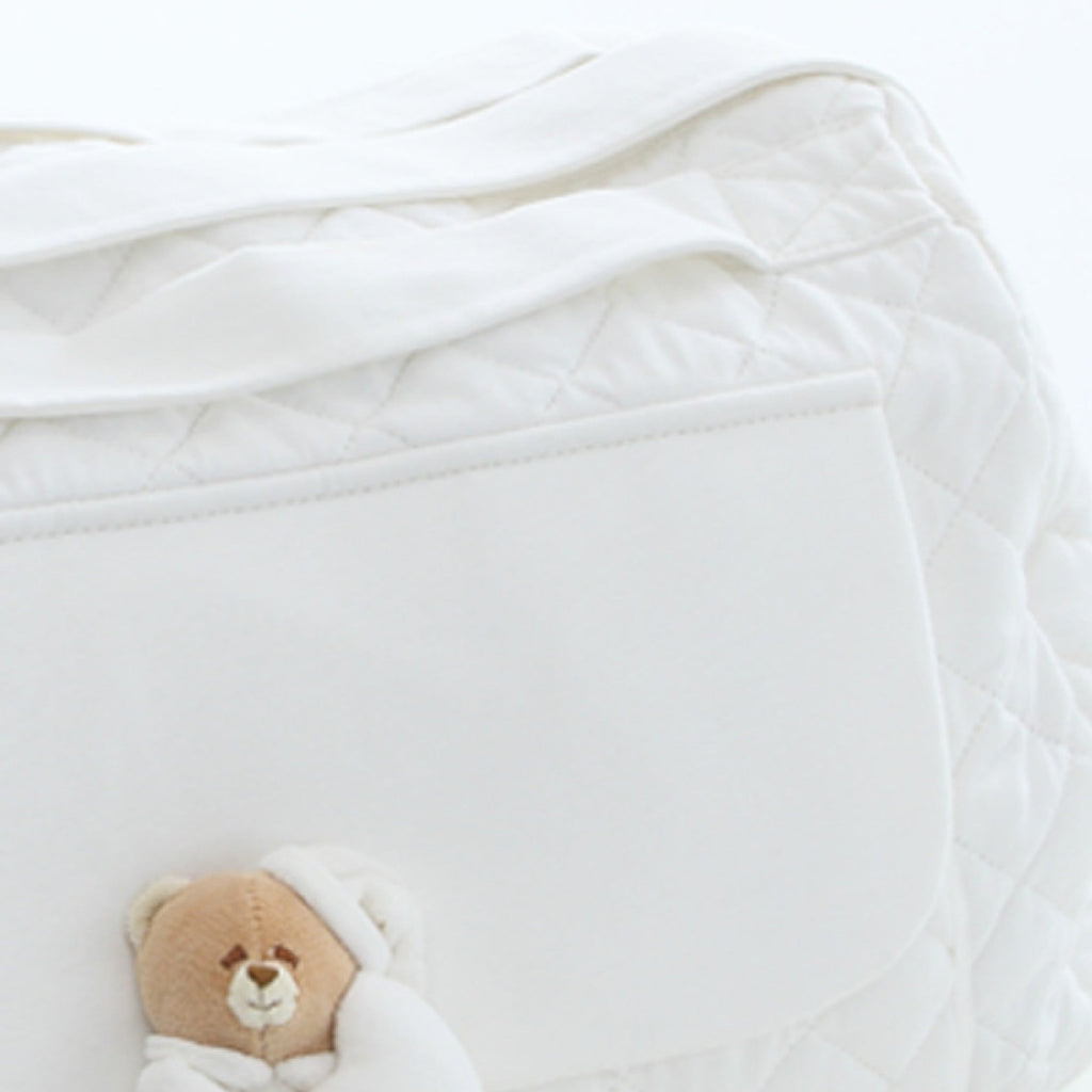 Borsa Mamma bianca Tato in tessuto