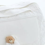 Borsa Mamma bianca Tato in tessuto