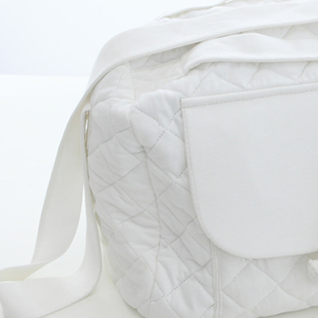 Borsa Mamma bianca Tato in tessuto