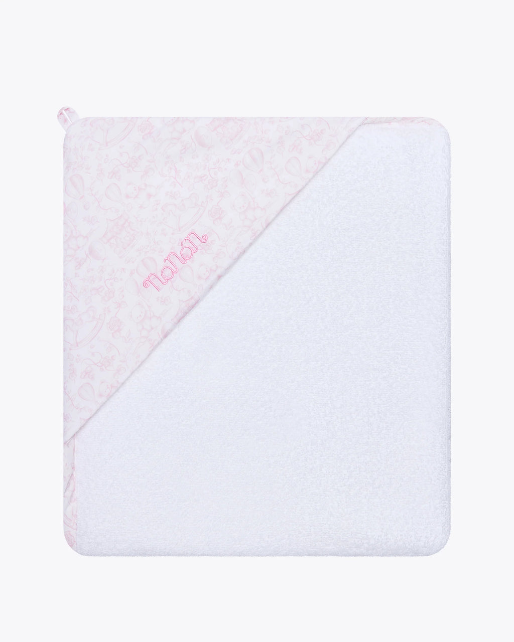 Accappatoio triangolo little dreamland rosa