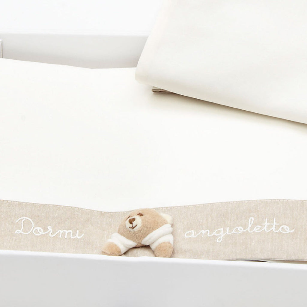 Lenzuola per co sleeping set 3 pezzi Tato tortora