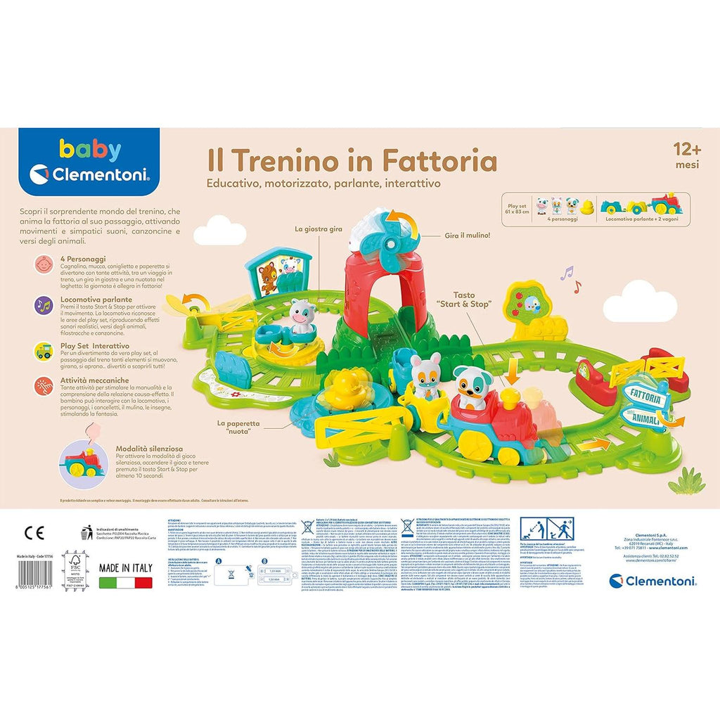 Clementoni - Playset il Trenino in Fattoria interattivo 17756