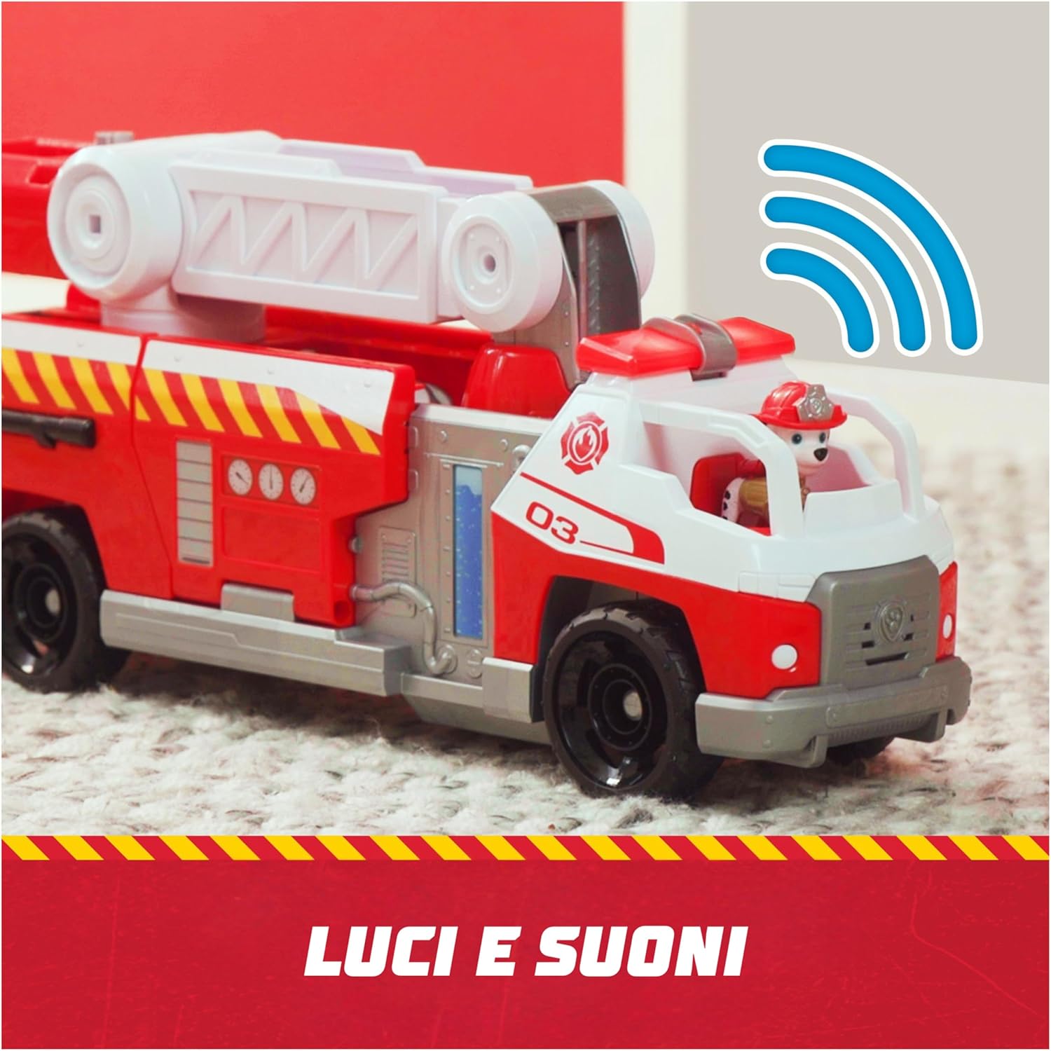 Spin Master - Paw Patrol Fire Rescue Camion Dei Pompieri