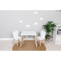 Freeon - Set tavolo in legno con 2 sedie