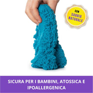 Spin Master - Kinetic Sand: Sacchetto con 900Gr di Sabbia Cinetica Colorata