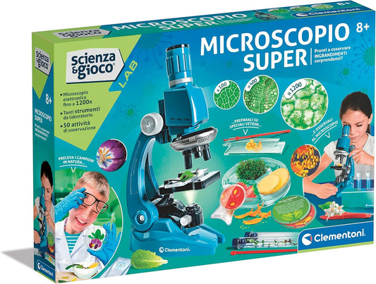 Clementoni - Super 19293 Microscope Science and Game