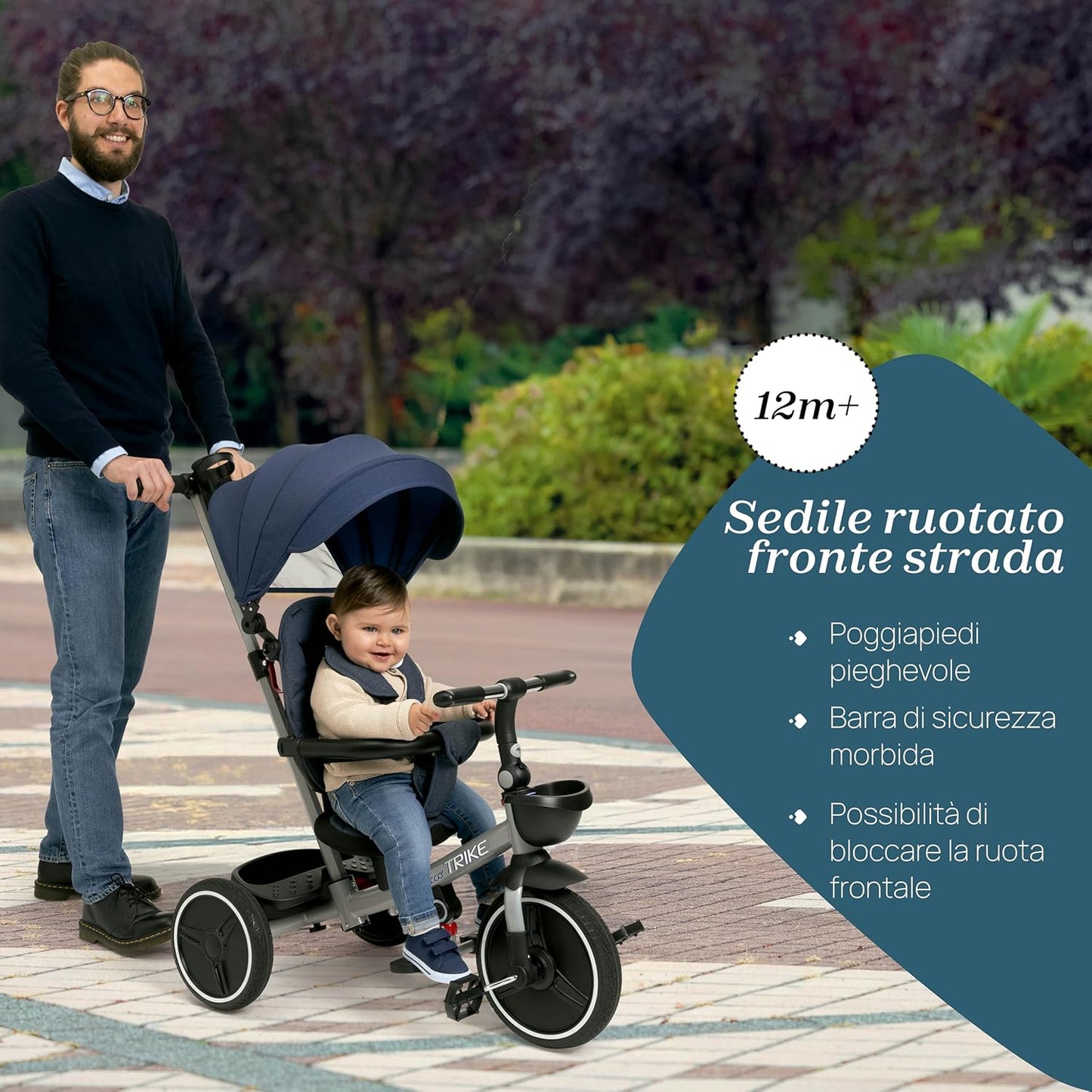Chicco - Linea Move & Grow: Triciclo 4In1