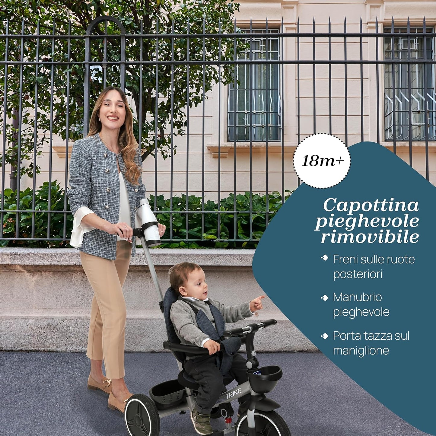 Chicco - Linea Move & Grow: Triciclo 4In1