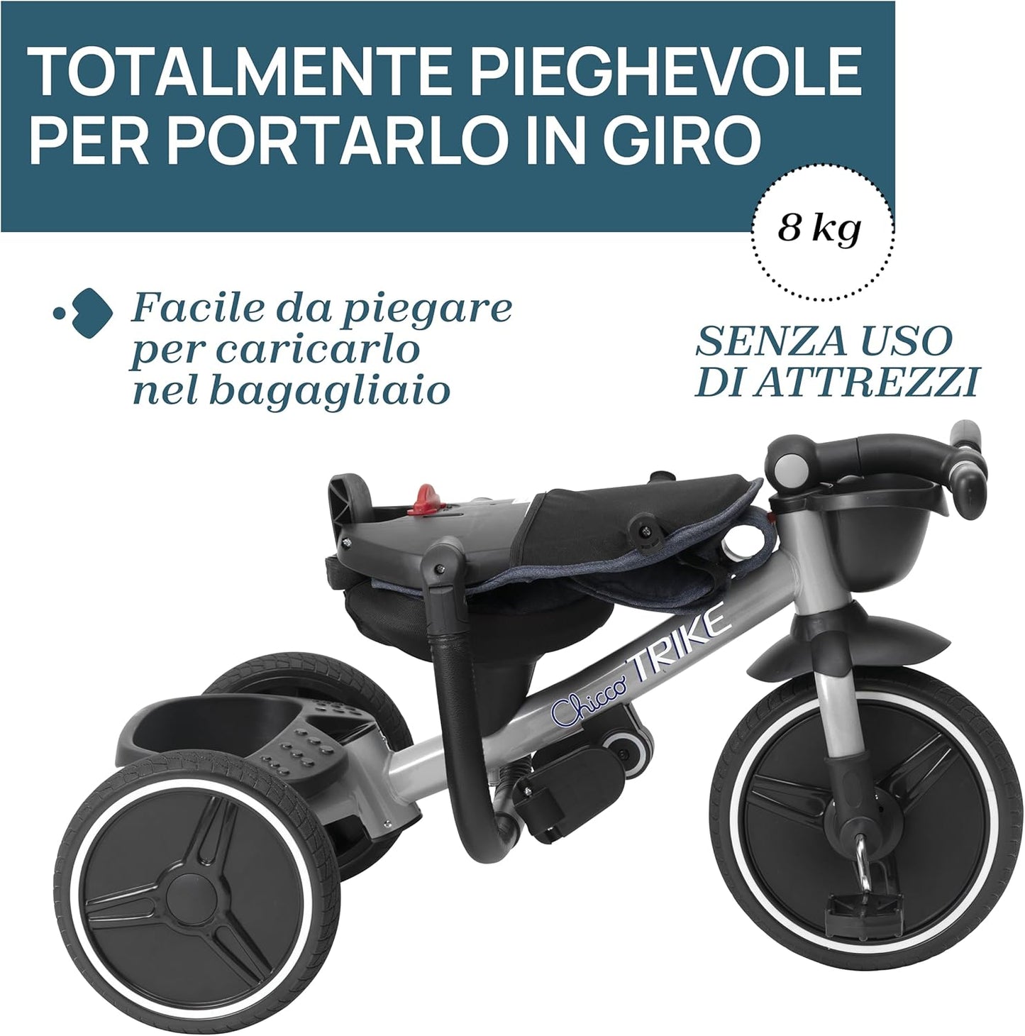 Chicco - Linea Move & Grow: Triciclo 4In1
